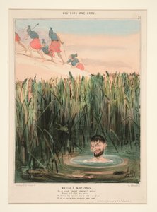 Marius bij Minturnes. Bewonder de sluwheid van deze grote generaal door Honoré Daumier