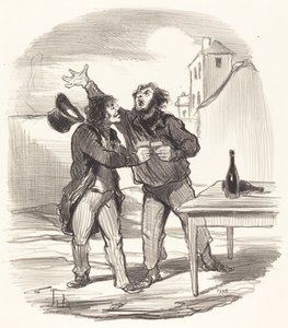 Lid... van de tiende December die de... door Honoré Daumier