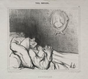 Herinneringen door Honoré Daumier