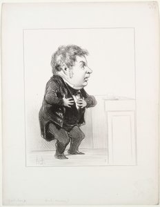 Michel Goudchaux door Honoré Daumier