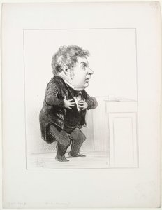 Michel Goudchaux door Honoré Daumier