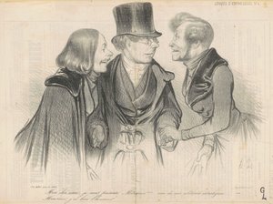 Mijn beste vriend, ik stel u meneer voor... door Honoré Daumier