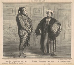 Mossieu, ik verlaat uw dienst... door Honoré Daumier