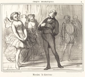Mossieu de directeur door Honoré Daumier