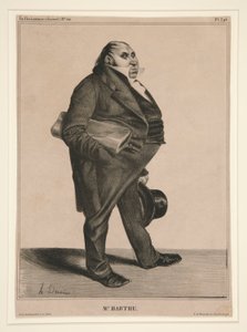 Mr. Barthe, pl. 294 uit de serie Célébrité de la Caricature (Caricatuur)