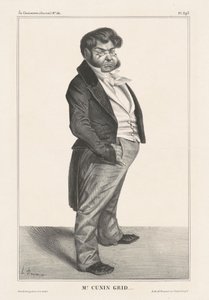 Mr. Cunin Grid...(Cunin-Gridaine) door Honoré Daumier