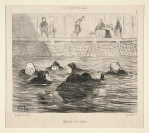 Nayades van de Seine, uit Les Baigneuses