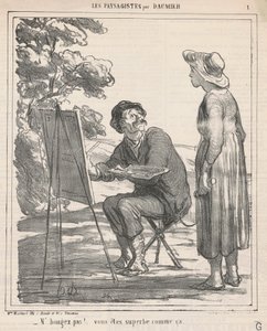 Beweeg niet! ... door Honoré Daumier