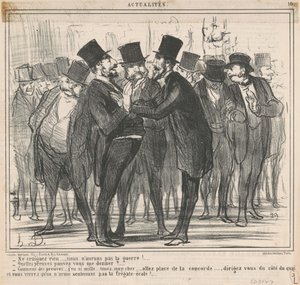 Wees niet bang ... door Honoré Daumier