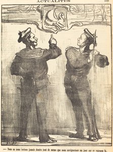 We zouden het nooit hebben vermoed... door Honoré Daumier