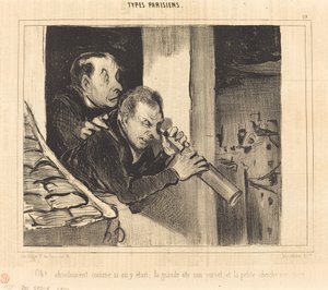Oh!... absoluut alsof we er waren; de grote... door Honoré Daumier