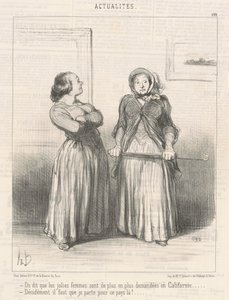 Men zegt dat mooie vrouwen... door Honoré Daumier