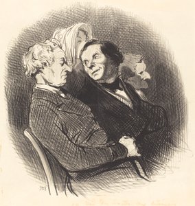 On rend des comptes aux actionnaires door Honoré Daumier