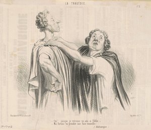 Ja! Omdat ik een zo trouwe vriend vind ... door Honoré Daumier