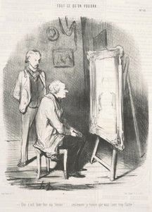Ja, het is echt mijn overleden vrouw! ... door Honoré Daumier