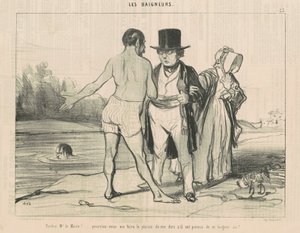 Pardon, Meneer de Burgemeester! ... zou u kunnen ... door Honoré Daumier