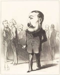 Pierre-Napoléon Bonaparte door Honoré Daumier
