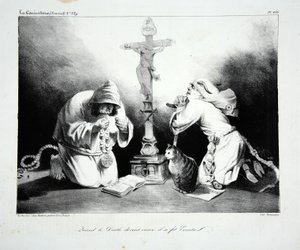 Toen de duivel oud werd, werd hij kluizenaar, gepubliceerd 1835