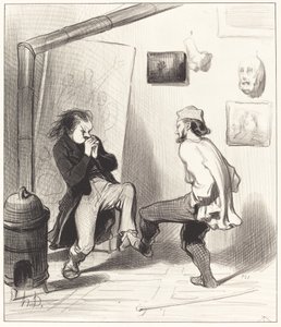 Wanneer men zijn laatste ezel heeft verbrand! door Honoré Daumier