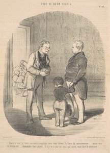 Wat mij betreft, ik wil... de kracht van het redeneren gebruiken door Honoré Daumier