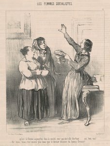 Wat is de vrouw vandaag in de samenleving... door Honoré Daumier