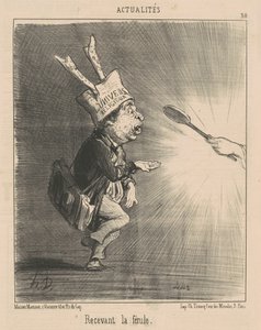 Ontvangst van de Roede door Honoré Daumier