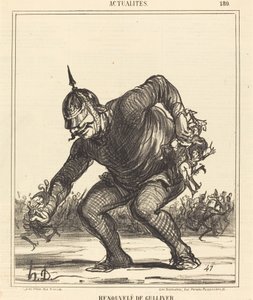 Renouvele de Gulliver door Honoré Daumier