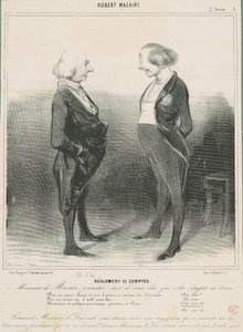Afrekening door Honoré Daumier