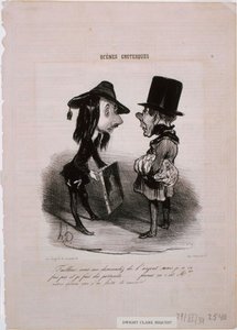 Groteske Scènes - Kleermaker... Neem dit door Honoré Daumier