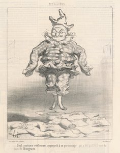Enig Kostuum...geschikt voor dit Personage door Honoré Daumier