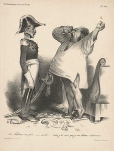 Sire! Lissabon is ingenomen... door Honoré Daumier