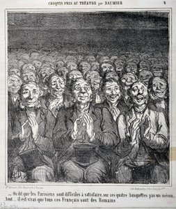 Sketch genomen in het theater: 