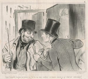 Wees gerust, burger, we weten het door Honoré Daumier