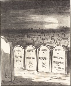 Square Napoléon door Honoré Daumier