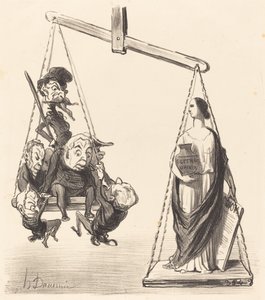 Algemeen kiesrecht door Honoré Daumier