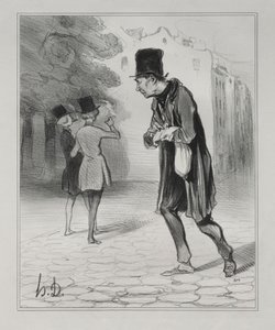 De Bohemiens van Parijs, plaat 4: De verzamelaar van sigarenpeuken, 5 december 1841