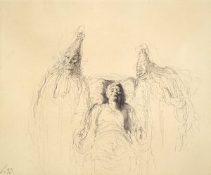 De Ingebeelde Zieke door Honoré Daumier