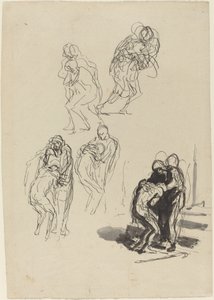 De Verloren Zoon door Honoré Daumier