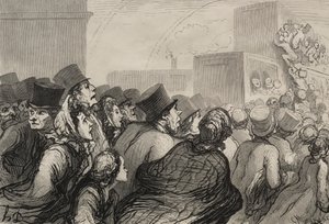 De Spoorweg: De Zondagse Excursie door Honoré Daumier