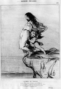 De dood van Sapho (Sappho). 