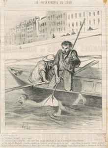 Houd vast, Gaspard... hij gaat verdrinken...