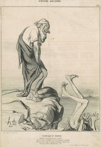 Telemachus en Mentor door Honoré Daumier