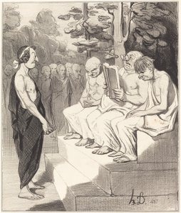 Telemachus ondervraagd door de Wijzen