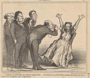 Altijd de wonderen van de diamant door Honoré Daumier