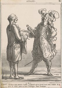 Turgot -- Nou, mijn arme Condé ... door Honoré Daumier