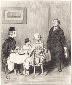 Een Vriend is een Krokodil... door Honoré Daumier