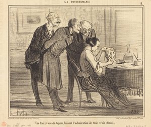Een valse vaas uit Japan maken... door Honoré Daumier
