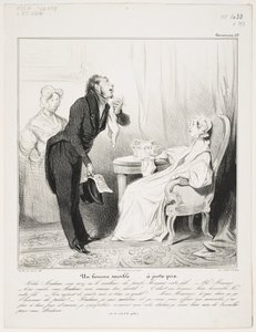 Un Homme Sensible door Honoré Daumier
