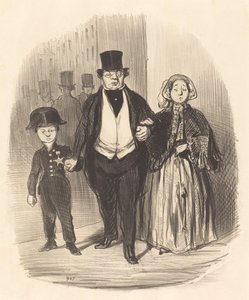 Een jonge man die de hoop is... van de familie Badinguet