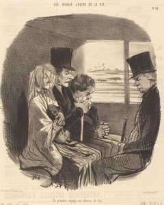 Een eerste treinreis door Honoré Daumier
